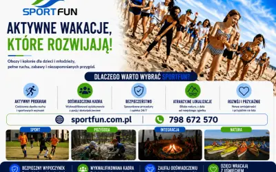 Aktywne wakacje dla nastolatków pełne ruchu i przygód. Sport, integracja i rozwój z doświadczoną kadrą.