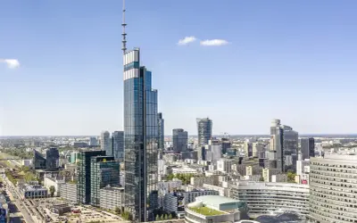 Varso Tower: 53 piętra, 310m najwyższy budynek w Warszawie