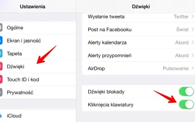 Ustawienia telefonu: Dźwięki. Aby wyciszyć klawiaturę w telefonie, przejdź do "Dźwięki" i wyłącz "Kliknięcia klawiatury".