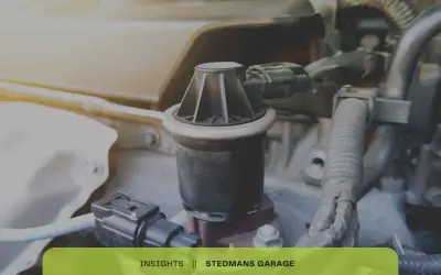 Zawór EGR w Audi, potencjalna przyczyna błędu DTC P0401.