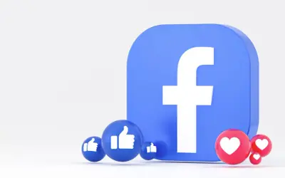 Ikona Facebooka z kciukami w górę i serduszkami. Dowiedz się, jak utworzyć wydarzenie na FB, aby promować swoje spotkania.
