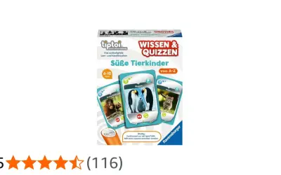 Gra edukacyjna "Słodkie dzieci zwierząt" dla dzieci w wieku 6-10 lat. Zawiera karty z orangutanem, pingwinami i kotem. Tuszol wiek.