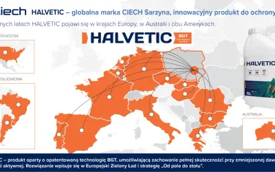 Globalna marka HALVETIC, oparta na technologii BGT, dociera do Europy, Australii i obu Ameryk. Produkt chroni rośliny.