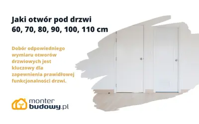 Jaki otwór pod drzwi 80 cm? Dobór wymiaru otworów drzwiowych jest kluczowy dla funkcjonalności. Dwie białe drzwi w jasnym wnętrzu.