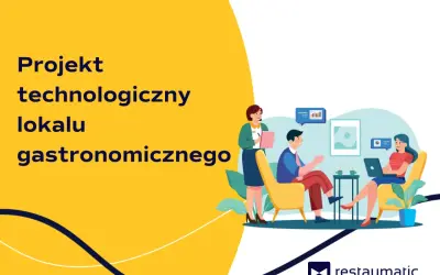 Projekt technologiczny lokalu gastronomicznego, wzór dokumentacji dla Sanepidu. Zespół omawia plany.