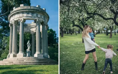 Disfruta de un **free tour Madrid con niños**, explorando monumentos históricos y parques floridos.