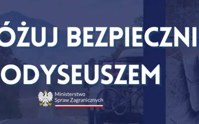 Podróżuj bezpiecznie z aplikacją Odyseusz. Ministerstwo Spraw Zagranicznych zachęca do korzystania z niej podczas zagranicznych wyjazdów.