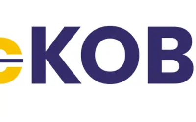 Logo eKOB. To jest książka obiektu budowlanego, która zawiera informacje o budynkach.