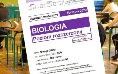 Ile trwa matura rozszerzona z biologii? Sprawdź, by nie stracić czasu
