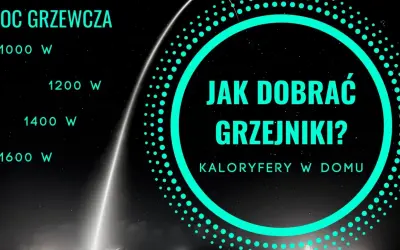 Moc grzewcza kaloryferów w domu: 1000-1600 W. Jak dobrać ogrzewanie grzejnikowe?