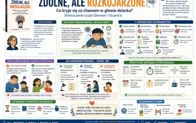 Dziecko z problemami z organizacją potrzebuje wsparcia rodziców, a nie krytyki. Książka "Zdolne, ale rozkojarzone" podpowiada, jak pomóc.