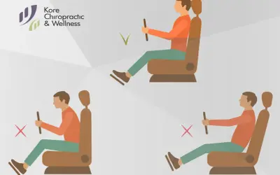 Illustrazione mostra la corretta posizione di guida con altezza sedile ottimale. Evita posizioni errate per un viaggio sicuro e confortevole.
