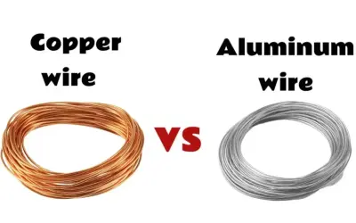 Miedziany vs aluminiowy drut. Miedź to najlepszy przewodnik prądu, ale aluminium też ma swoje zalety.