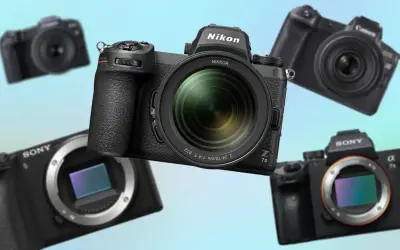 Aparat bezlusterkowy ranking: Nikon Z7 II, Sony Alpha 7 III, Canon EOS R.