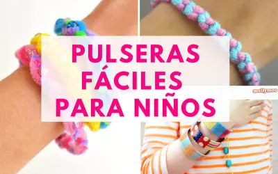 Ideas de pulseras coloridas y divertidas para niños.