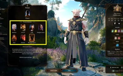 Wybierz jedną z **baldur's gate 3 postaci** fabularnych: Astarion, Lae'zel, Gale, Posępne Serce, Wyll, Karlach lub Mroczna Żądza.