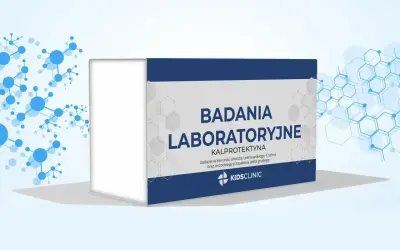 Badanie kalprotektyny w kale, kluczowe dla diagnostyki chorób zapalnych jelit, oferowane przez Kidsclinic.