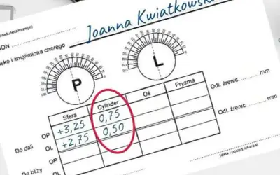 Recepta okularowa: Jak ją czytać i zrozumieć swoją wadę wzroku?