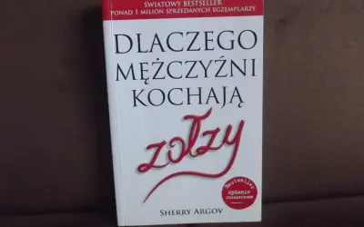 Okładka książki "Dlaczego mężczyźni kochają zołzy" Sherry Argov. Światowy bestseller, ponad milion sprzedanych egzemplarzy.