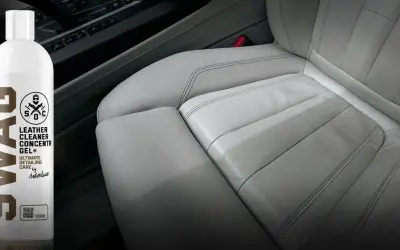 Biała skóra w samochodzie odzyska blask dzięki SWAG Leather Cleaner. Zobacz, czym wyczyścić białą skórę i przywrócić jej nieskazitelny wygląd.