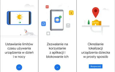 Kontrola rodzicielska Google: ustaw limity czasu, blokuj aplikacje i lokalizuj dziecko.