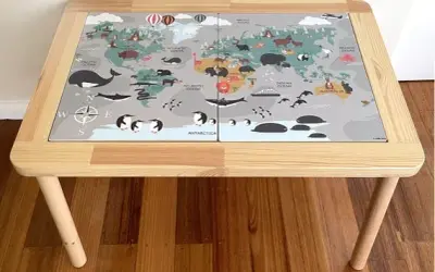 Stolik sensoryczny IKEA FLISAT: Inspiracje, Hacki i Zabawy dla Dzieci