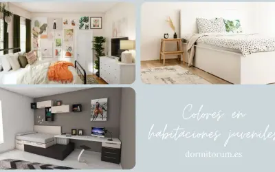 Inspiración para adolescentes pintar habitación juvenil: camas, escritorios y decoración moderna.