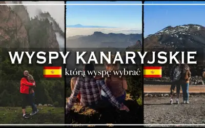 Wyspy Kanaryjskie: która wyspa najlepsza na wakacje? Pary podziwiają górskie krajobrazy i wulkany.