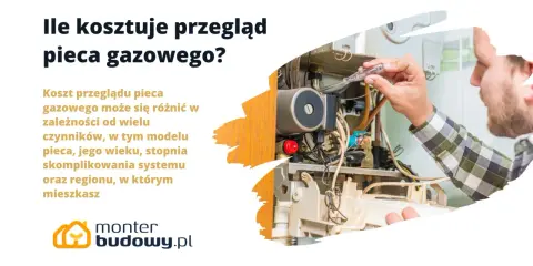 Przegląd piecyka gazowego. Fachowiec sprawdza wnętrze urządzenia, by zapewnić jego sprawność i bezpieczeństwo.