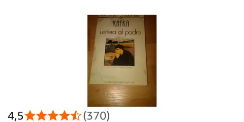 Copertina del libro "Kafka: Lettera al padre", con un'illustrazione di un uomo pensieroso. Edizione integrale Tascabili Economici Newton.
