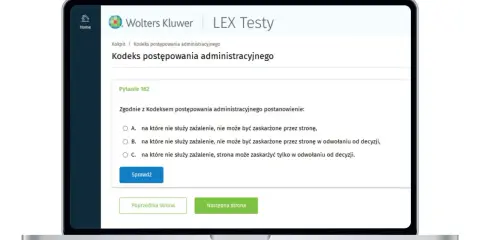 Test wiedzy o Kodeksie postępowania administracyjnego. Pytanie 162 dotyczy zaskarżania postanowień.