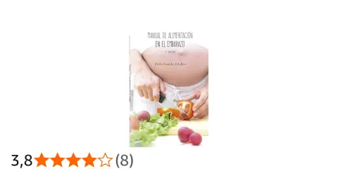 Manual de alimentación en el embarazo, con una mujer embarazada cortando verduras. Guía esencial para la nutrición embarazo.