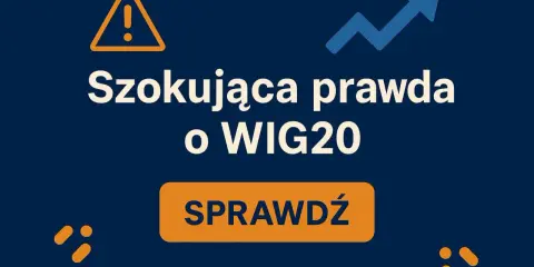 Szokująca prawda o WIG20! Wykres wzrostu i przycisk "Sprawdź" sugerują pilną analizę sytuacji na giełdzie.