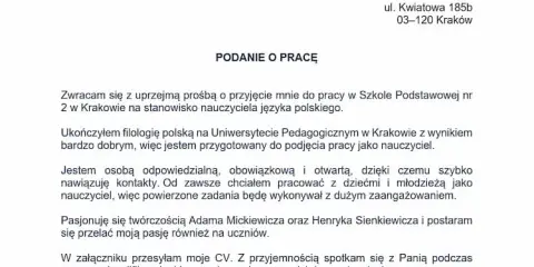Skuteczne podanie o staż: Jak napisać i wyróżnić się bez doświadczenia.
