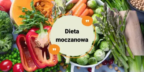 Świeże warzywa: dynia, brokuły, papryka, groszek, marchew, szparagi, brukselka, pomidory. Klucz do zdrowia: dieta moczanowa.