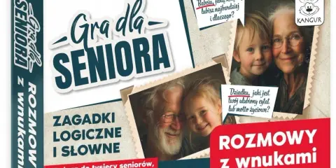 Gra "Rozmowy z wnukami" to zestaw zagadek dla seniorów do druku, które łączą zabawę z ćwiczeniem umysłu.