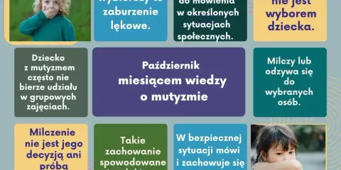 Dziecko z mutyzmem wybiórczym nie mówi w pewnych sytuacjach, co jest spowodowane lękiem, a nie wyborem.