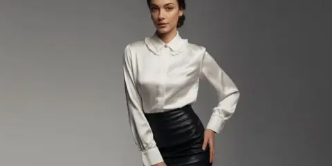 Idealna bluzka do skórzanej spódnicy: Sekrety stylizacji