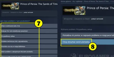 Steam: Zwrot pieniędzy za grę jak odzyskać środki krok po kroku?