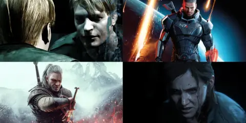 Geralt, Shepard, Ellie i James Sunderland – bohaterowie gier z najlepszą fabułą, którzy wciągają gracza w swoje historie.
