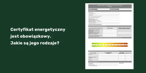 Świadectwo charakterystyki energetycznej budynku to ważny dokument. Na zdjęciu widzimy jego fragment, zawierający dane dotyczące zapotrzebowania na energię.