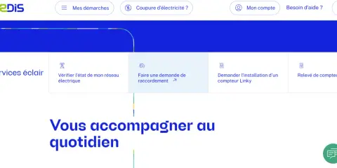 Demande de raccordement électrique Enedis. Découvrez le prix raccordement EDF moins de 30 m pour votre installation.