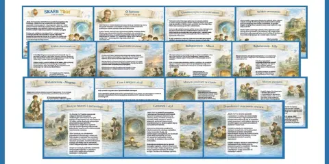 Olaf Fritsche "Skarb Troi" – streszczenie, autor, bohaterowie, motywy i przesłanie. 15 kart PDF do druku.