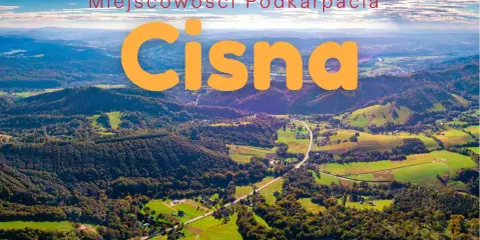 Malownicze krajobrazy Bieszczad, gdzie kręte szlaki cisna prowadzą przez zielone wzgórza i lasy.