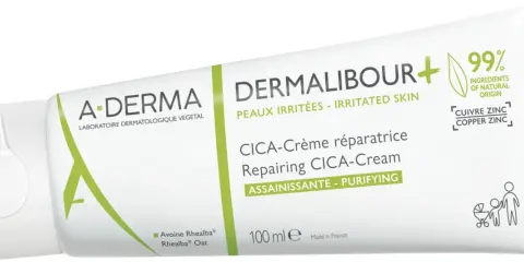 Krem A-Derma Dermalibour+ do skóry podrażnionej, z miedzią i cynkiem, 100 ml. Idealny dla całej rodziny.