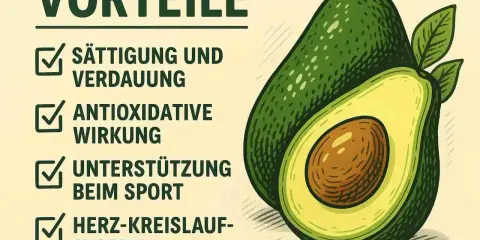 Avocado gesund: Sättigung, Verdauung, antioxidative Wirkung, Sport & Herz-Kreislauf-System.
