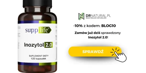 Suplement diety Inozytol 2.0 od SuppLife. Zamów już dziś i skorzystaj z promocji -10% z kodem BLOG10.