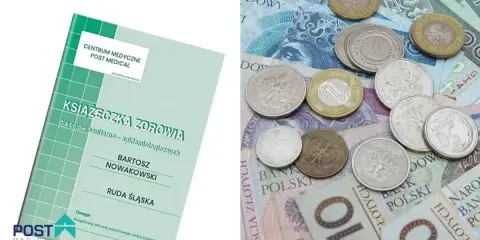 Książeczka zdrowia i polskie banknoty oraz monety. Dowiedz się, ile jest ważna książeczka sanepidowska i jaki jest jej koszt.