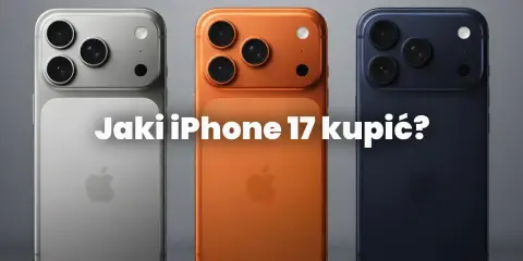 Trzy iPhone'y 17 w różnych kolorach: srebrny, pomarańczowy i granatowy. Zastanawiasz się, który iPhone ma najlepszy aparat?
