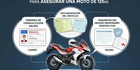 Documentación obligatoria para asegurar una moto a1: carnet de conducir, documentación del vehículo y seguro de responsabilidad civil.